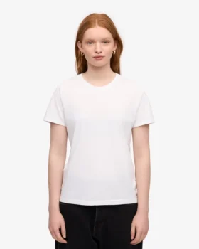 Light Organic Tee för damer – optiskt vitt