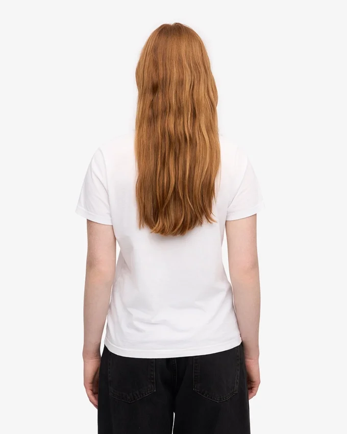 Light Organic Tee för damer – optiskt vitt