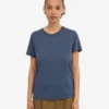 Light Organic Tee för damer – petrolblå