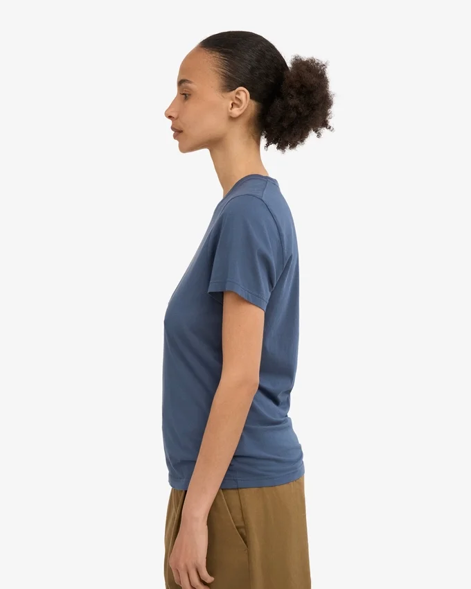 Light Organic Tee för damer – petrolblå
