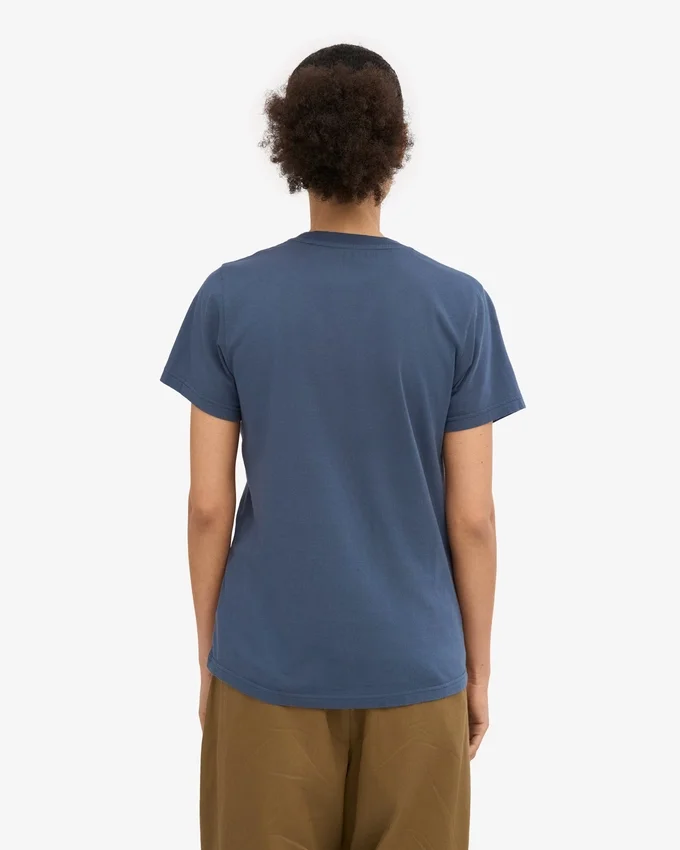 Light Organic Tee för damer – petrolblå