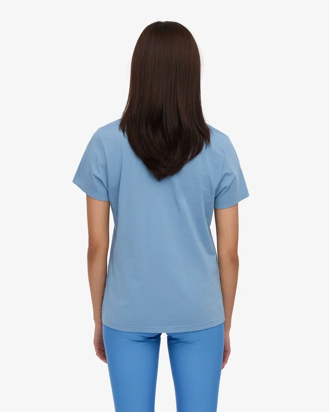 Light Organic Tee för damer – Seaside Blue