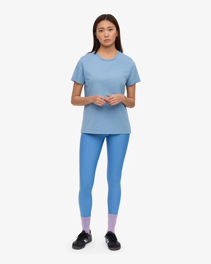 Light Organic Tee för damer – Seaside Blue