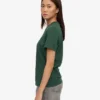 Light Organic Tee för damer – smaragdgrön