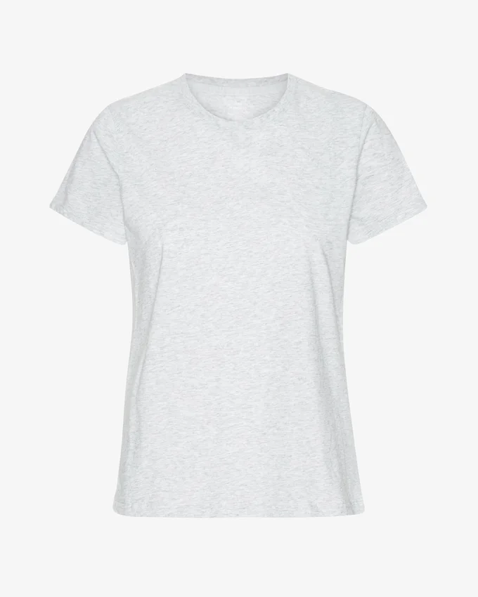 Light Organic Tee för damer – snömelange