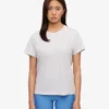 Light Organic Tee för damer – snömelange