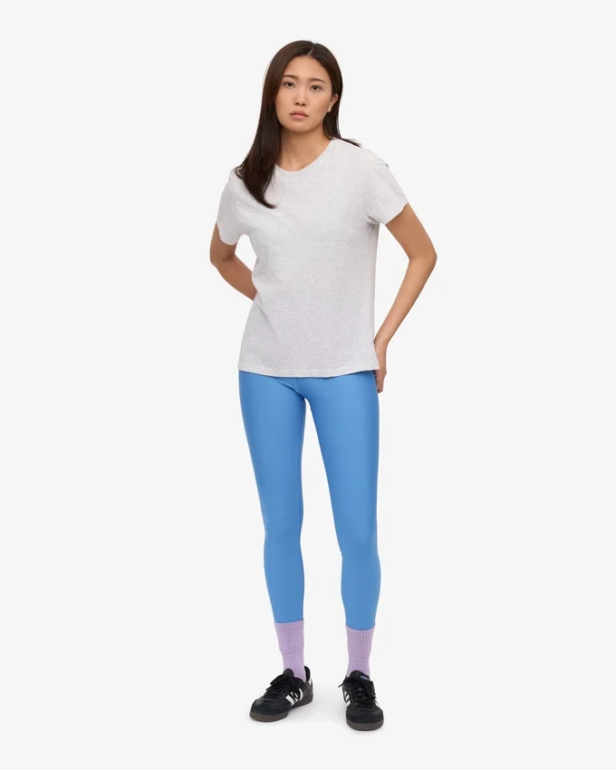 Light Organic Tee för damer – snömelange