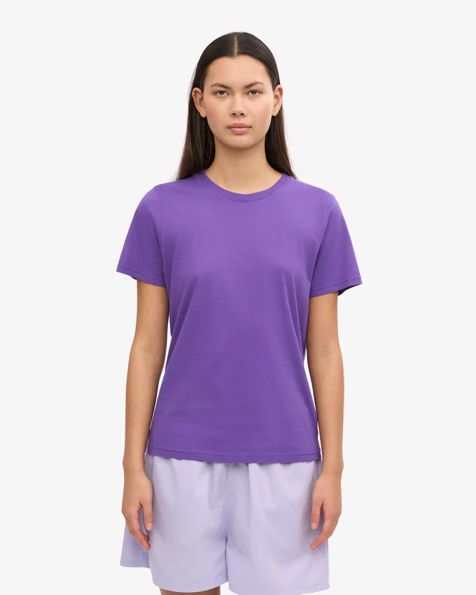 Light Organic Tee för damer – ultraviolett