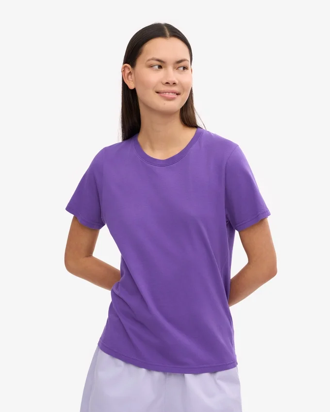 Light Organic Tee för damer – ultraviolett