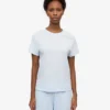 Light Organic Tee för kvinnor – Polar Blue