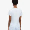 Light Organic Tee för kvinnor – Polar Blue