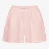 Linne Shorts – blekt rosa