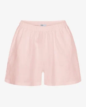 Linne Shorts – blekt rosa