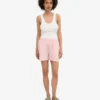 Linne Shorts – blekt rosa