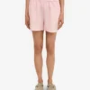 Linne Shorts – blekt rosa
