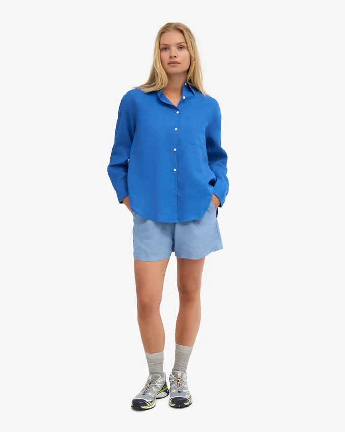 LinneShorts – havsblå