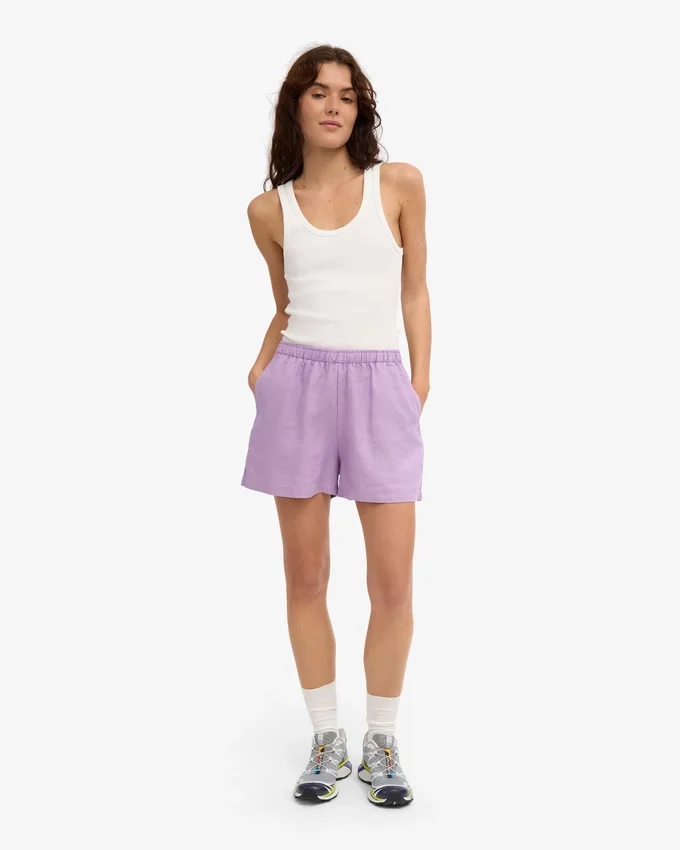 LinneShorts – mjuk lavendel