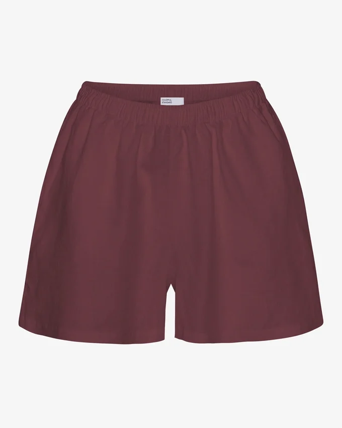 LinneShorts – oxblodsröd
