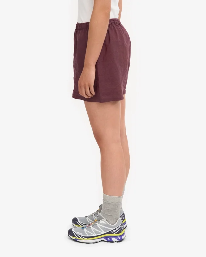 LinneShorts – oxblodsröd