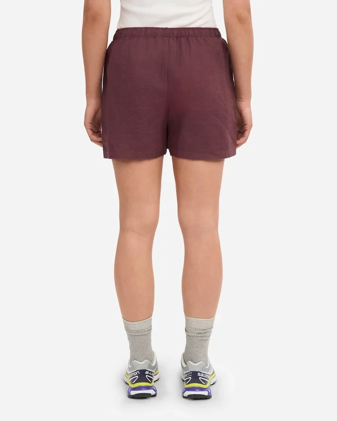 LinneShorts – oxblodsröd