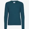 Ljus merinoullströja för dam – Ocean Green