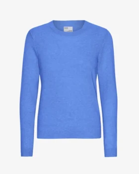 Lätt merinoulltröja för dam – Pacific Blue