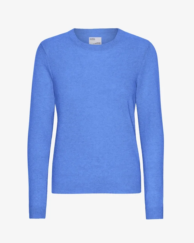Lätt merinoulltröja för dam – Pacific Blue