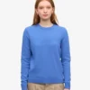 Lätt merinoulltröja för dam – Pacific Blue