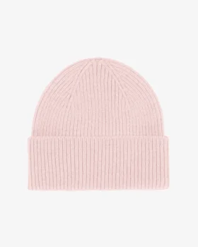 Merinoullmössa – blekt rosa