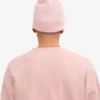 Merinoullmössa – blekt rosa