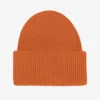 Merinoullmössa – bränd orange