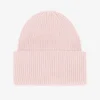 Merinoullsmössa – blekt rosa