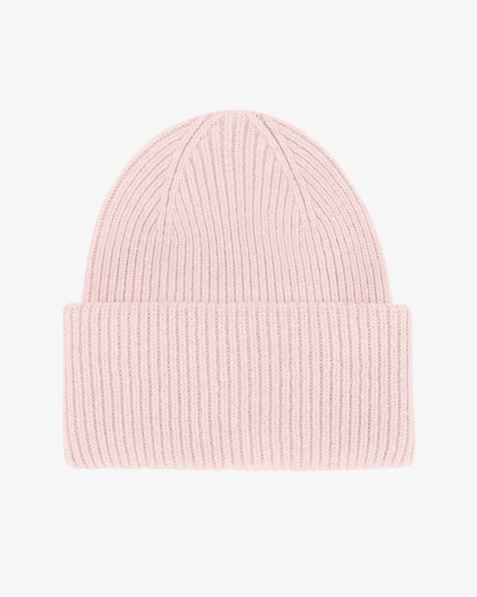 Merinoullsmössa – blekt rosa