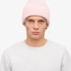 Merinoullsmössa – blekt rosa