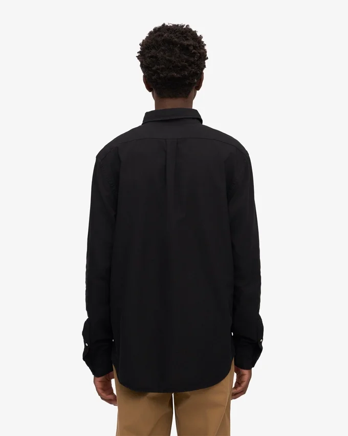 Organic Button Down skjorta – djupsvart