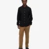 Organic Button Down skjorta – djupsvart