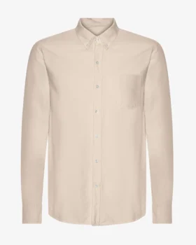 Organic Button Down skjorta – elfenbensvit