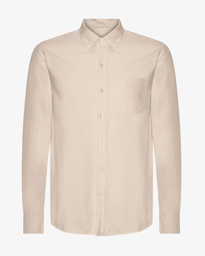 Organic Button Down skjorta – elfenbensvit