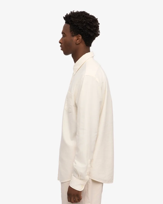 Organic Button Down skjorta – elfenbensvit