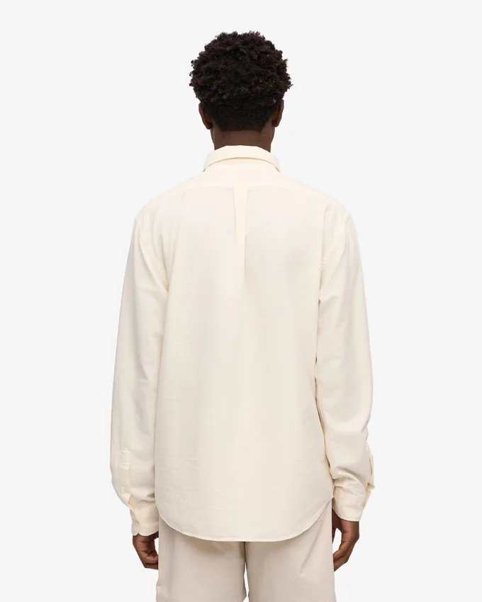Organic Button Down skjorta – elfenbensvit