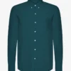 Organic Button Down skjorta – havsgrön