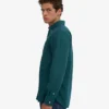 Organic Button Down skjorta – havsgrön