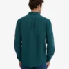 Organic Button Down skjorta – havsgrön