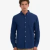 Organic Button Down skjorta – marinblå