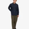 Organic Button Down skjorta – marinblå