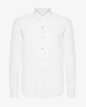 Organic Button Down skjorta – optiskt vit