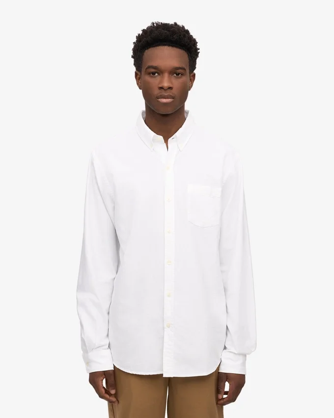Organic Button Down skjorta – optiskt vit