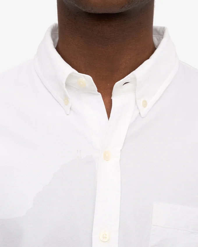 Organic Button Down skjorta – optiskt vit
