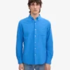 Organic Button Down skjorta – Pacific Blue