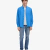 Organic Button Down skjorta – Pacific Blue